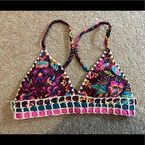 Colorful swimsuit top